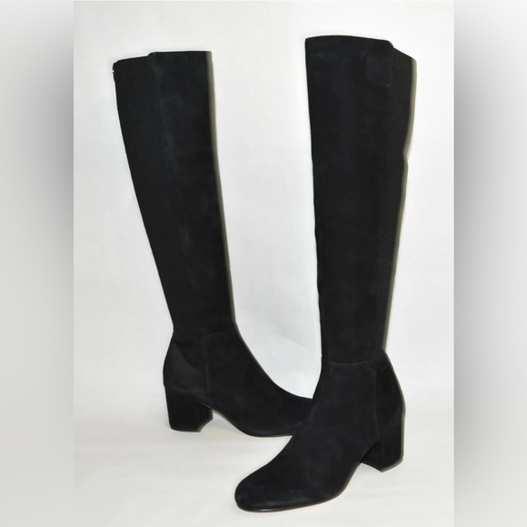 Sam Edelman Women’s Valda Knee High Boot Black Leather Suede Boot Size 6.5M New - Picture 3 of 13